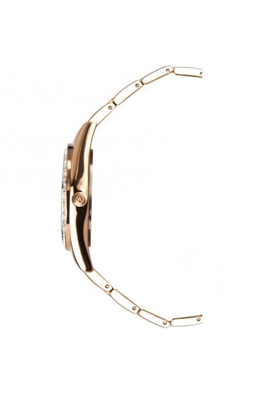 Accurist Ladies Rose Gold Plated Bracelet 32mm Watch 8242