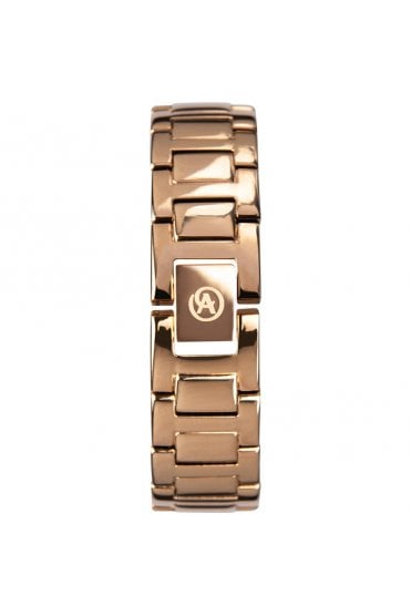 Accurist Ladies Rose Gold Plated Bracelet 32mm Watch 8242