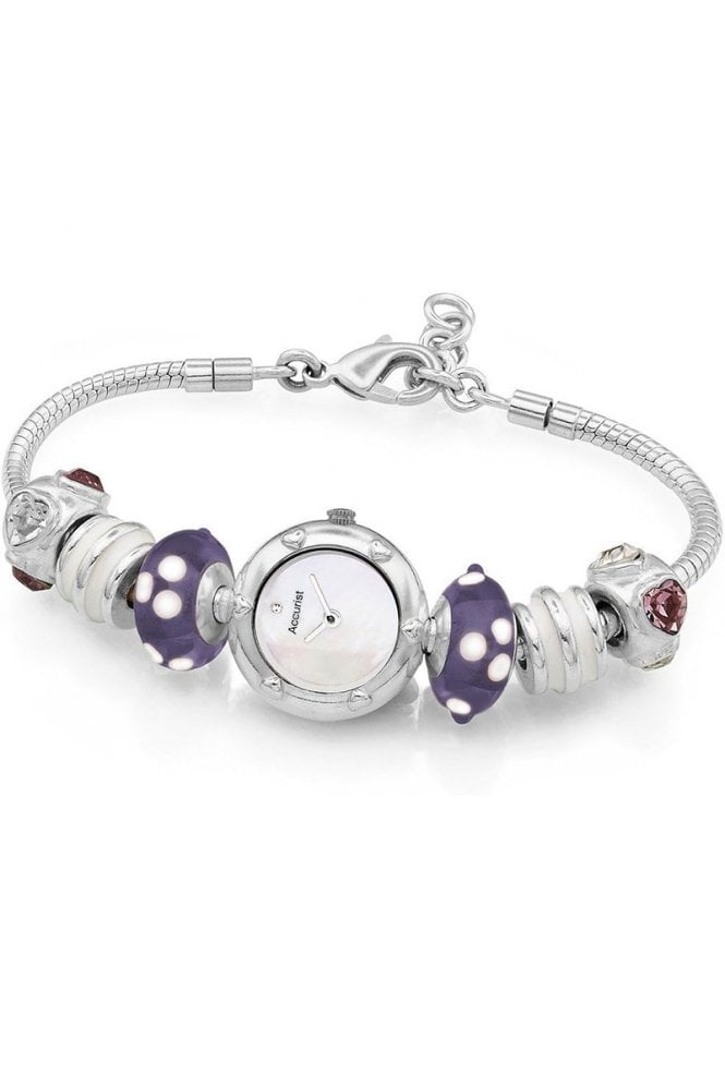 Accurist  Ladies Silver Plated Charmed Watch LB1600HS