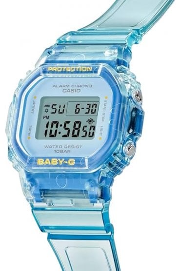 Casio Baby-G Transparent Blue Digital Watch BGD-565SJ-2ER