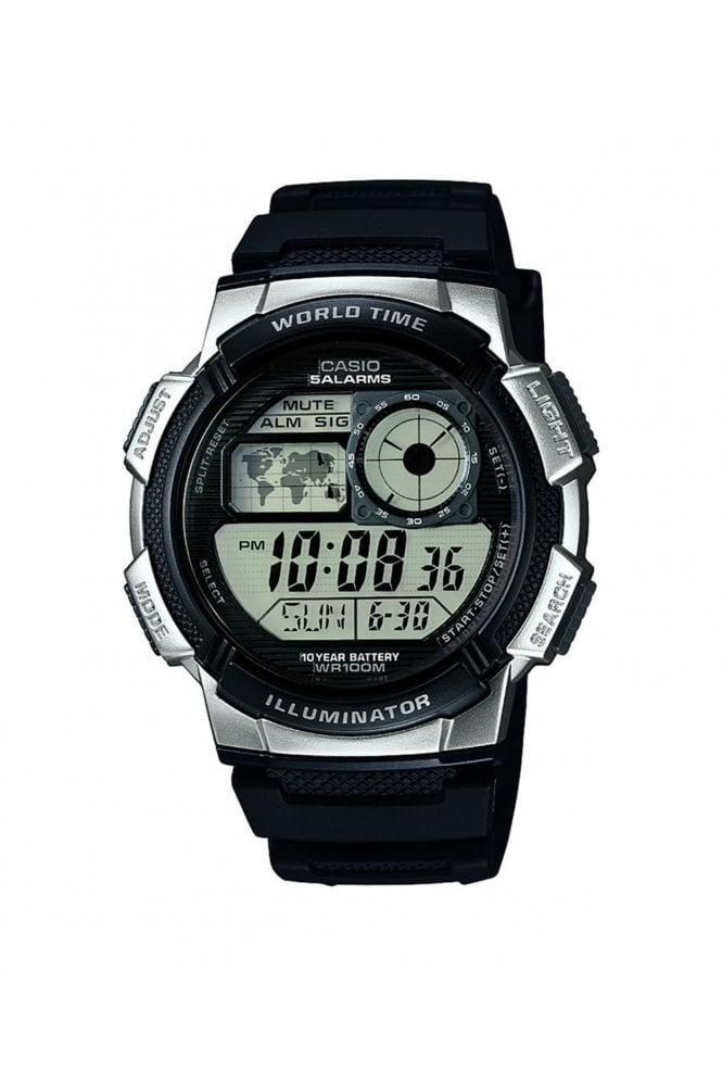 Casio  Collection Gents World Time Watch AE-1000W-1A2VEF