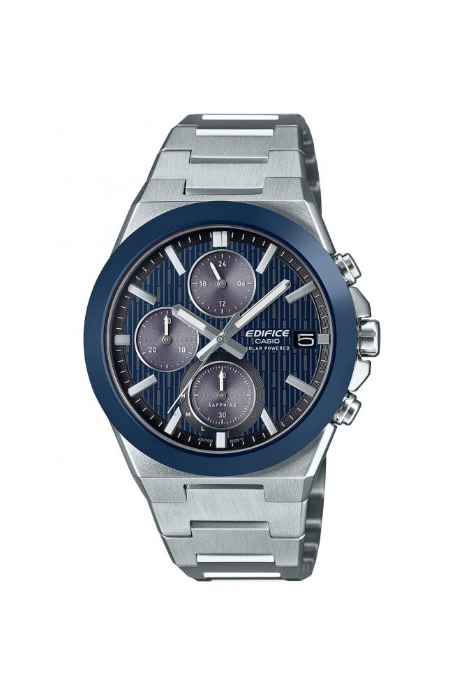 Casio  Edifice Gents Solar Powered 40mm Chronograph Watch EFS-S650D-2AEF