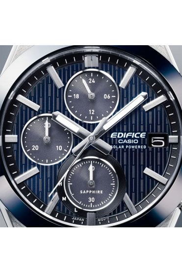 Casio Edifice Gents Solar Powered 40mm Chronograph Watch EFS-S650D-2AEF