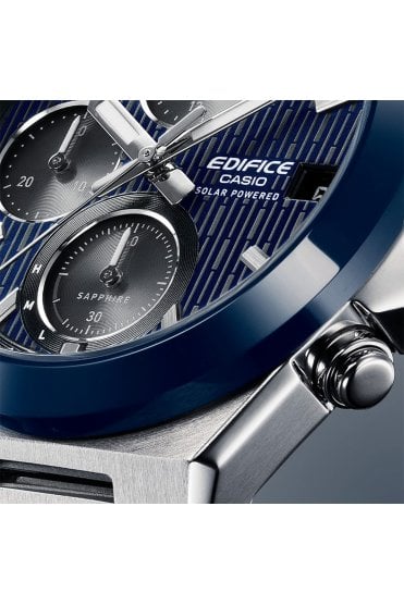 Casio Edifice Gents Solar Powered 40mm Chronograph Watch EFS-S650D-2AEF