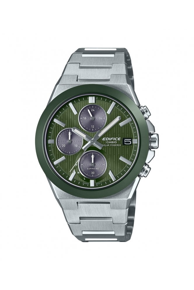 Casio  Edifice Gents Solar Powered 40mm Chronograph Watch EFS-S650D-3AEF