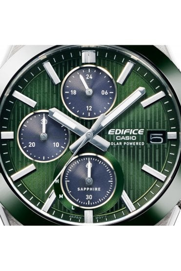 Casio Edifice Gents Solar Powered 40mm Chronograph Watch EFS-S650D-3AEF