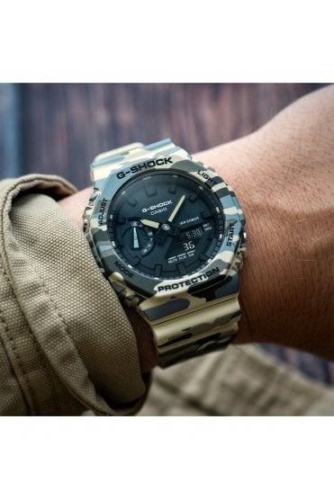 Casio G-Shock 2100 Series Camouflage Watch GA-2100CM-5AER