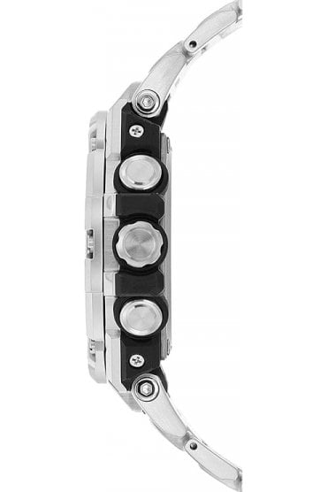 Casio G-Shock Black Dial Stainless Steel 53mm Watch GST-B100D-1AER