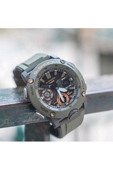 Casio G-shock Carbon Core Guard 48mm Watch GA-2000-3AER