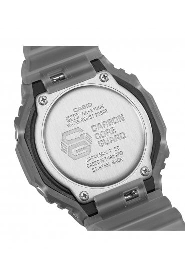 Casio G-Shock Smokey Grey Resin Strap Watch GA-2100K-1AER