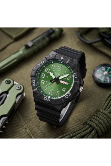 Casio Gents Green Face Series 52mm Sports Watch MRW-210H-3BVEF