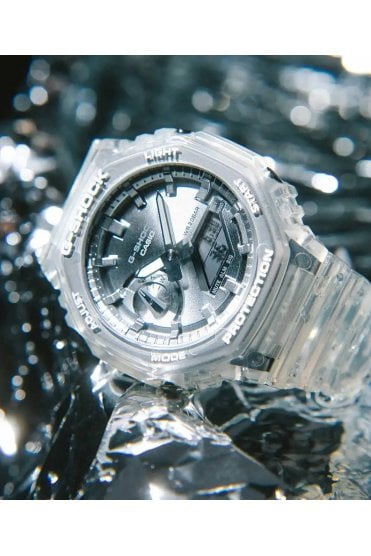 Casio Gents Metallic Dial Series Silver G-Shock Watch GA-2100BM-7A8ER