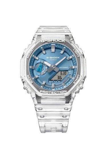 Casio Gents Metallic Dial Series Sky Blue G-Shock Watch GA-2100BM-7A2ER