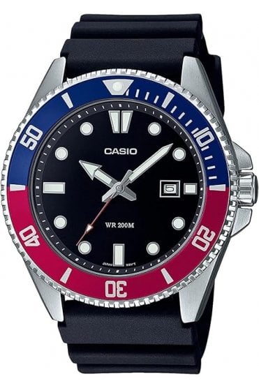 Casio Gents Resin Strap 44mm 20ATM Watch MDV-107-1A3VEF