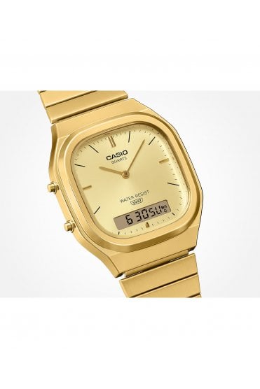 Casio Gents Vintage Bracelet Watch AQ-240EG-9AEF