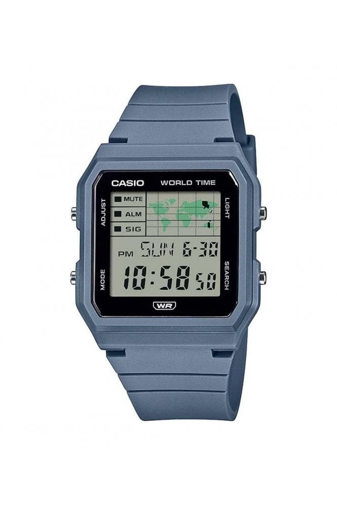 Casio  Gents Vintage Five Alarm World Map Watch LF-30W-2AEF