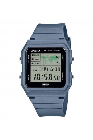 Casio Gents Vintage Five Alarm World Map Watch LF-30W-2AEF