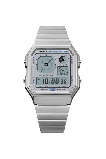 Casio Vintage 34mm Retro Digital Watch A130WE-7AEF