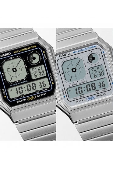 Casio Vintage 34mm Retro Digital Watch A130WE-7AEF