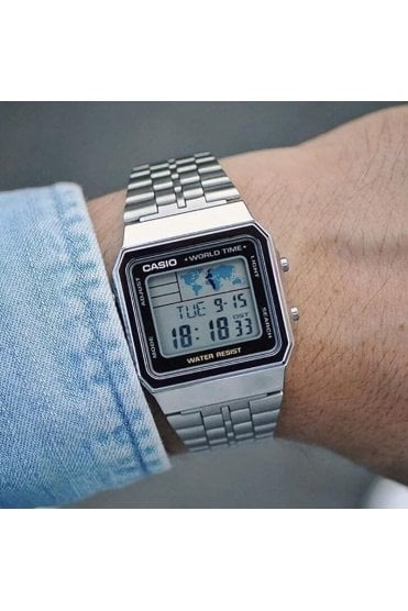 Casio Vintage Collection World Time Watch A500WEA-1EF