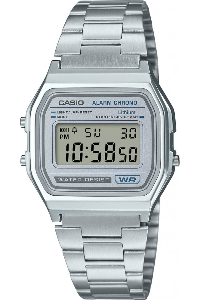Casio  Vintage Retro Digital Bracelet Watch A158WEA-7EF
