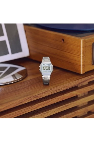 Casio Vintage Retro Digital Bracelet Watch A158WEA-7EF