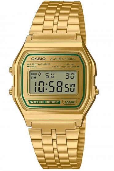 Casio Vintage Retro Digital Bracelet Watch A158WEGV-9AEF