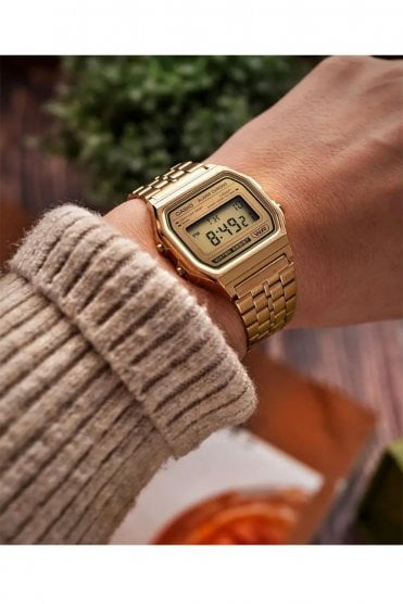 Casio Vintage Retro Digital Bracelet Watch A158WEGV-9AEF