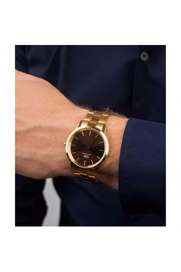 Daniel Wellington Iconic Link Amber 40mm Gents Watch DW00100460