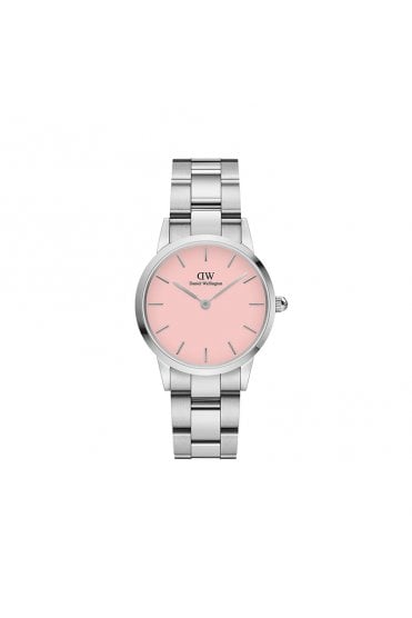 Daniel Wellington Iconic Link Arctic Ladies Silver 28mm Watch DW00100534