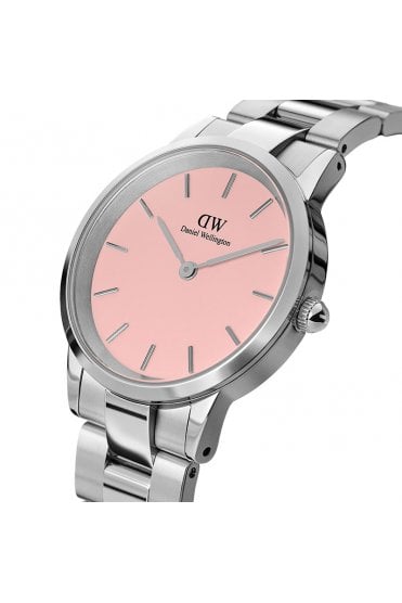 Daniel Wellington Iconic Link Arctic Ladies Silver 28mm Watch DW00100534