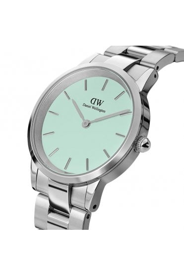 Daniel Wellington Iconic Link Arctic Ladies Silver 28mm Watch DW00100537