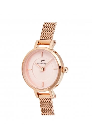 Daniel Wellington Ladies Petite Mini Blush Melrose 19mm Dress Watch DW00100743