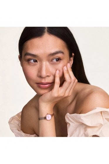 Daniel Wellington Ladies Petite Mini Blush Melrose 19mm Dress Watch DW00100743