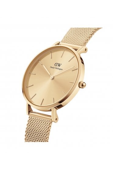 Daniel Wellington Ladies Petite Unitone Gold 28mm Dress Watch DW00100473