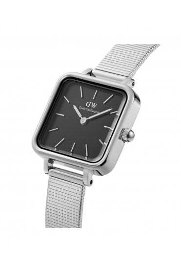 Daniel Wellington Ladies Quadro Studio Silver 22mm Dress Watch DW00100522