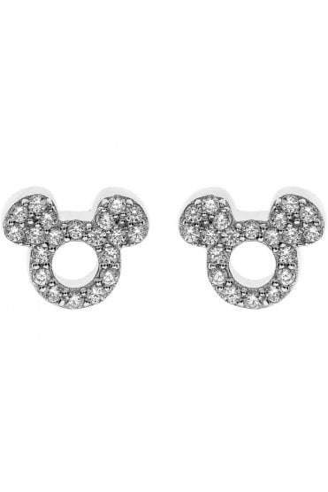 Disney Mickey Mouse 925 Sterling Silver Stud Earrings E903308RZWL