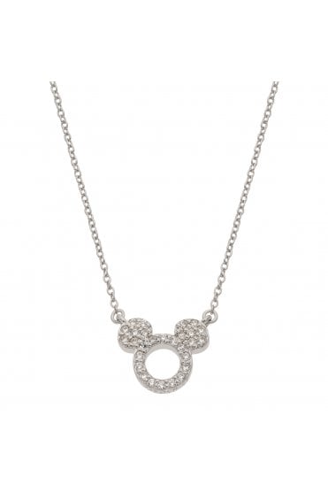 Mickey Mouse Sterling Silver Necklace N901464RZWL-16
