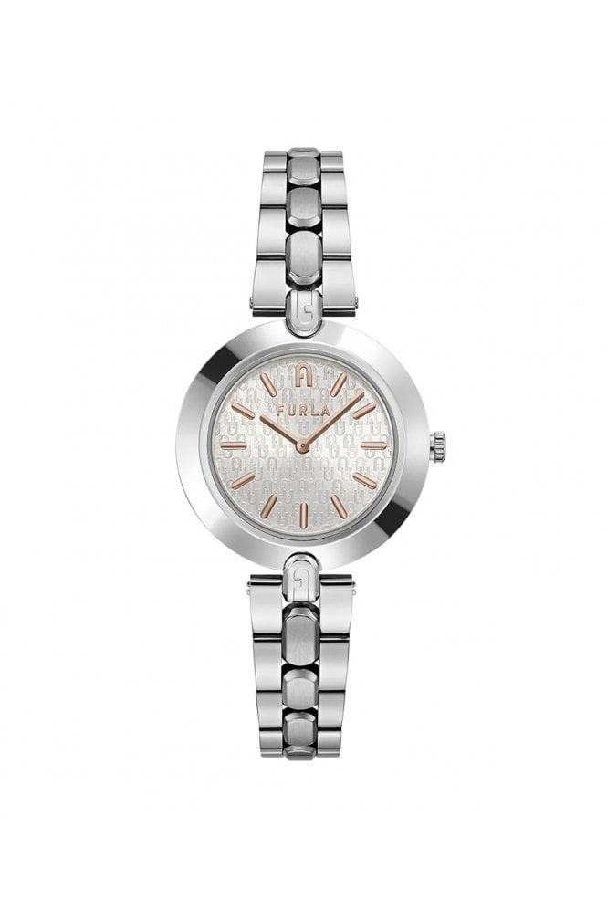 Furla  Ladies Logo Links 34mm Stainless Steel Watch WW00002005L1