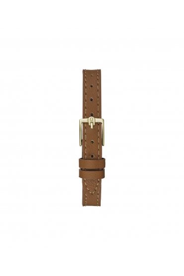 Furla Ladies Studs Index 24mm Gold-Tone leather Strap Watch WW00008002L2