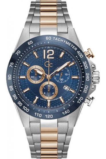 Gc Gents Audacious Chronograph 44mm Watch Z07004G7