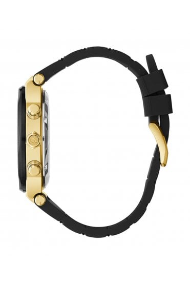 GC Gents Force Black Silicone Strap 44mm Dress Watch Y69005G2MF