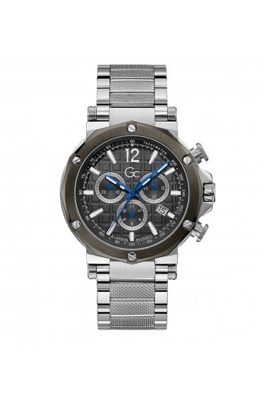 GC Gents Spirit Chrono Silver-Tone Stainless Steel 44mm Dress Watch Y53006G5MF