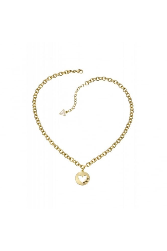 Guess  G Girl Gold Plate Necklace UBN51431