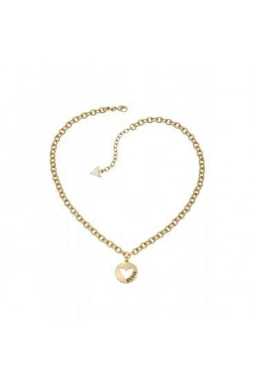 Guess G Girl Gold Plate Necklace UBN51431