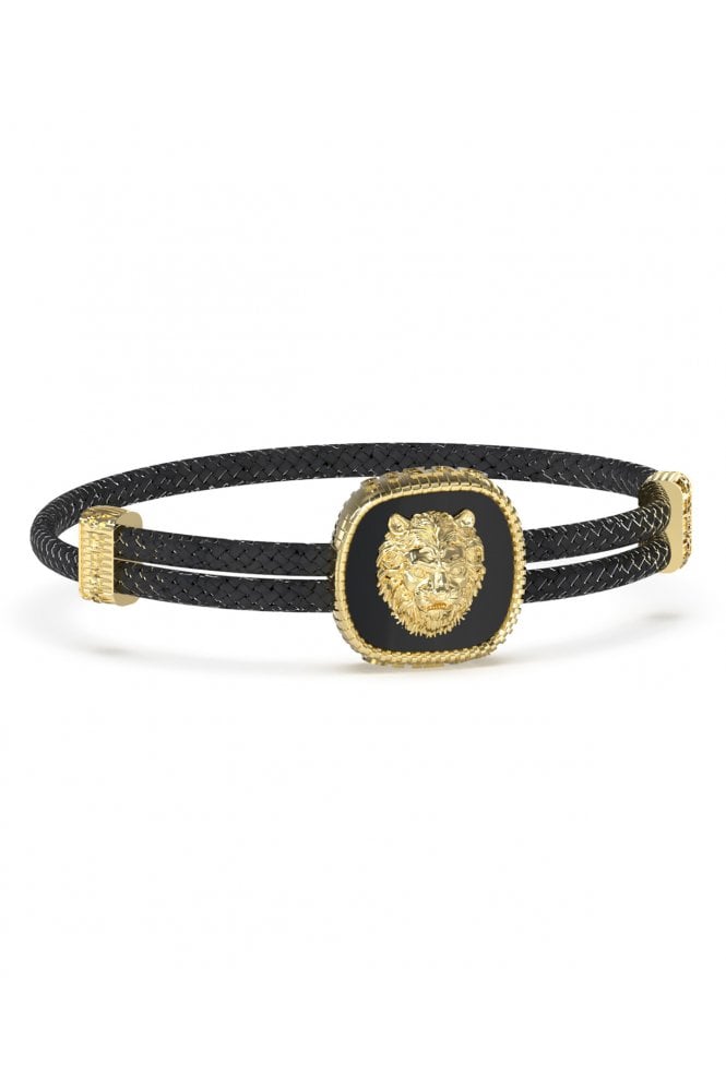Guess  Gents Lion King Bracelet UMB04005YGBK