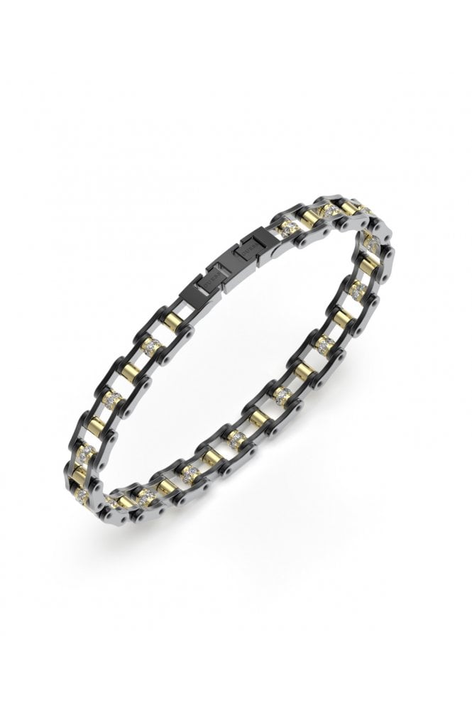 Guess  Gents Race Bracelet UMB04410YGGM