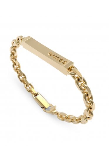 Guess Gents X Plate Bracelet UXB03000YGL