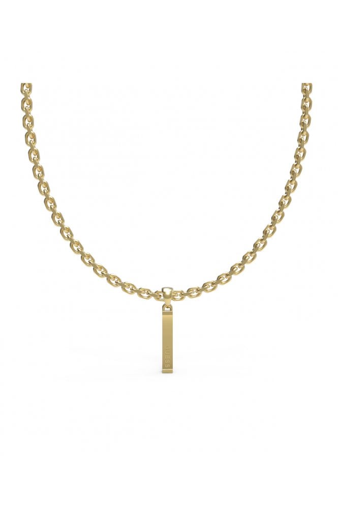 Guess  Gents X Plate Necklace UXN03001YG