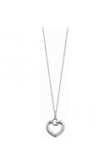 Guess Gisele Bold G Heart Necklace UBN83009